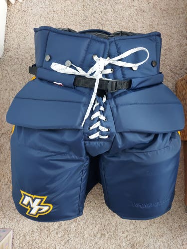 Vaughn 7800 Pro Stock Goalie Pants - Wedgewood (Nashville) - Large (New)