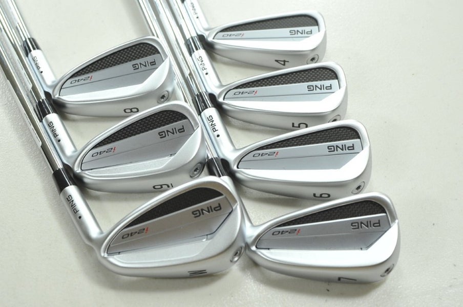 Ping i240 4-W Iron Set Stiff Flex Black Dot Right NS Pro Modus3 Steel # 210171