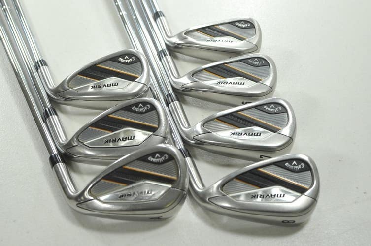 Callaway Mavrik 5-PW,AW Iron Set Stiff Flex Right XP 95 S300 Steel # 210583