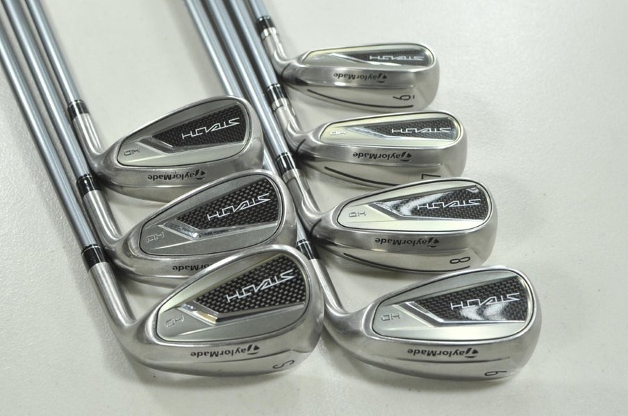 TaylorMade Stealth HD 6-PW,AW,SW Iron Set Regular Flex Right Graphite # 210723