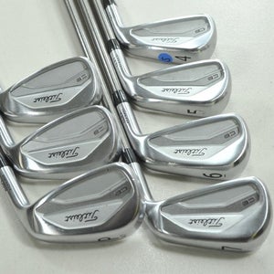 Titleist 620 CB 4-PW Iron Set Stiff Flex Right Aerotech SteelFiber 95  # 208269