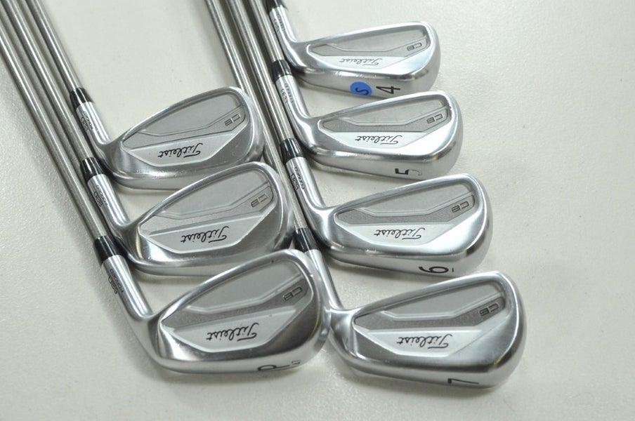 Titleist 620 CB 4-PW Iron Set Stiff Flex Right Aerotech SteelFiber 95 # 208269