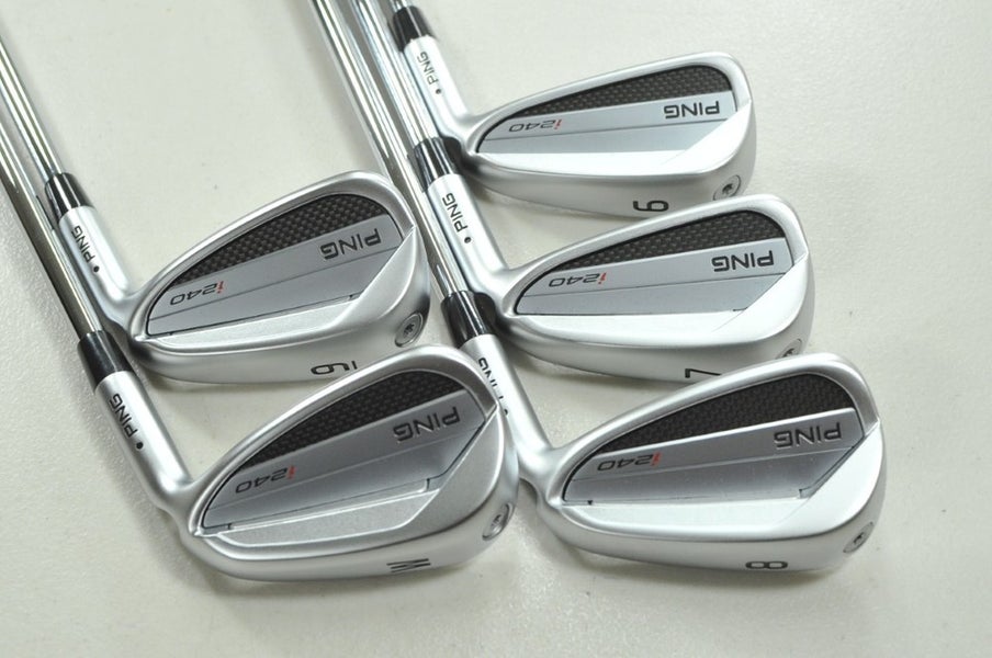 Ping i240 6-W Iron Set Stiff Flex Black Dot Right NS Pro Modus3 Steel # 210678