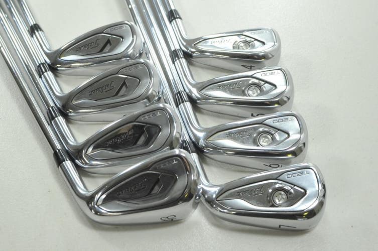 Titleist T200 2019 4-PW,48* Iron Set Stiff Flex RH NS Pro Modus3 Steel # 210698