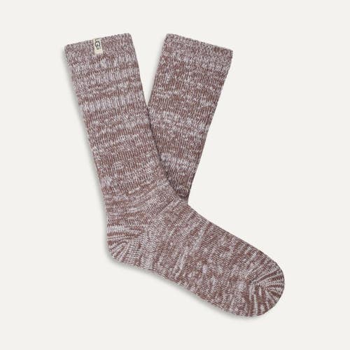 UGG Crew Socks Women's 5-10 Allspice Rib Knit Slouchy Stretch Activewear GBO2391