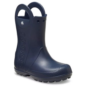 Crocs Handle It 211056-410 Rain Boots Toddler 8 Navy Waterproof Mid Calf GBO2602