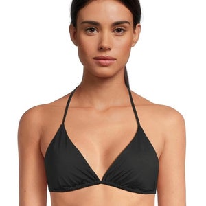 Becca by Rebecca Virtue Color Code Triangle Top Women's S Black Swimwear GBO2370