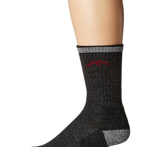 Darn Tough Hiker Micro Crew Socks Men's Medium Black Merino Wool Cushion GBO2324
