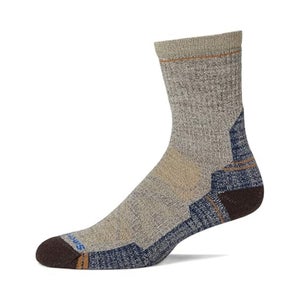 Smartwool Hike Light Cushion Mid Crew Socks Men's L Chestnut Merino Wool GBO2378