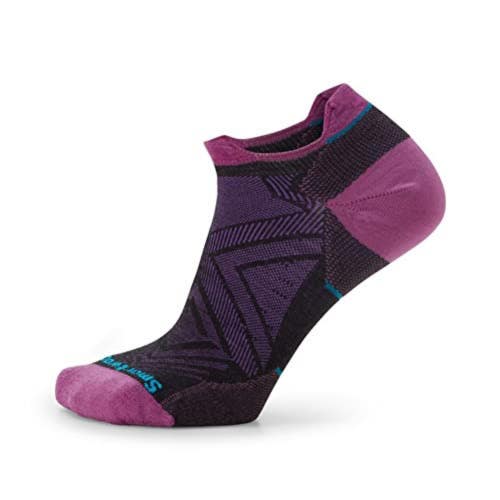 Smartwool Run Zero Women's Medium Charcoal Cushion Low Ankle Cut Socks GBO2411