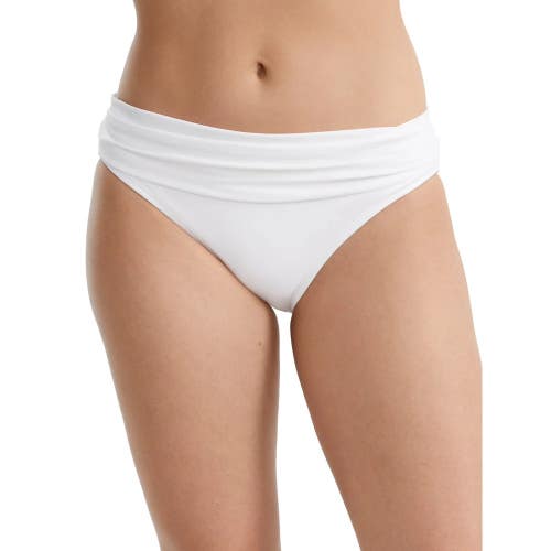 Sunsets Inc Unforgettable Bikini Bottom Women's S White Stretch Swimwear GBO2321