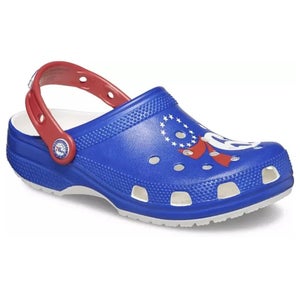 Crocs NBA Philadelphia 76ers Classic 208901-100 Men 12 Blue Casual Shoes GBO2609
