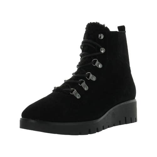 Anne Klein Donata DONA01F9-006 Women's US 8 Black Suede Ankle Boots VER1260