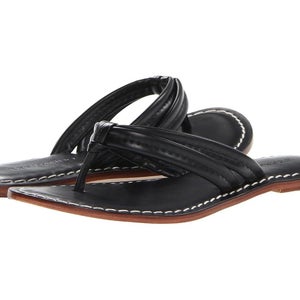 Bernardo Miami Sandals Women's US 9.5 Black Calf Leather Slip-On Slide VER1006