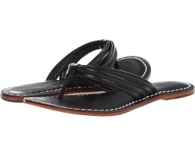 Bernardo Miami Sandals Women's US 9.5 Black Calf Leather Slip-On Slide VER1006