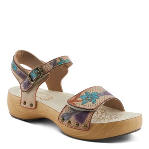 L'Artiste By Spring Step Dakoa Sandals Women's US 8.5 Multi Ankle Strap VER1140