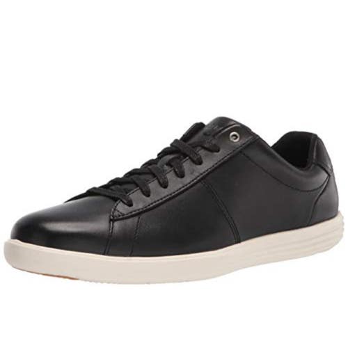 Cole Haan Reagan C32499-001 Sneakers Mens 8.5 Black Leather Casual Shoes VER1128