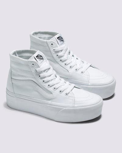 Vans Sk8-Hi VN0A5JMKW00 Sneaker Women 11.5 White Tapered Stackform Shoes VER1153