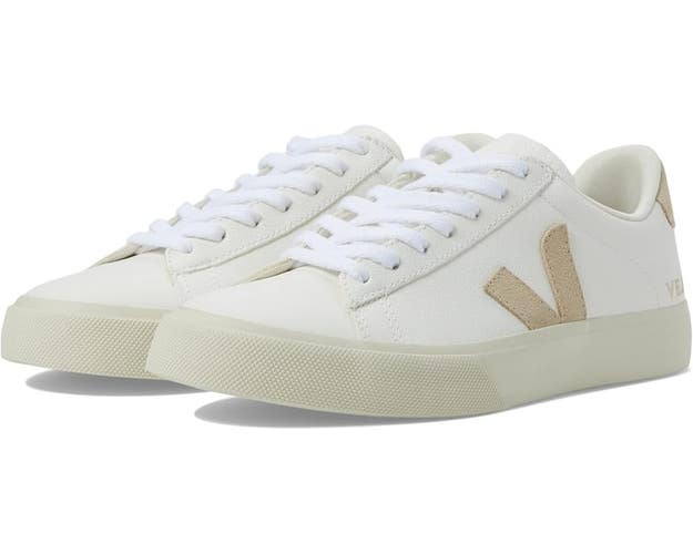 Veja Campo CP0502920A Sneakers Women's 7.5 White Almond Lifestyle Shoes VER1049