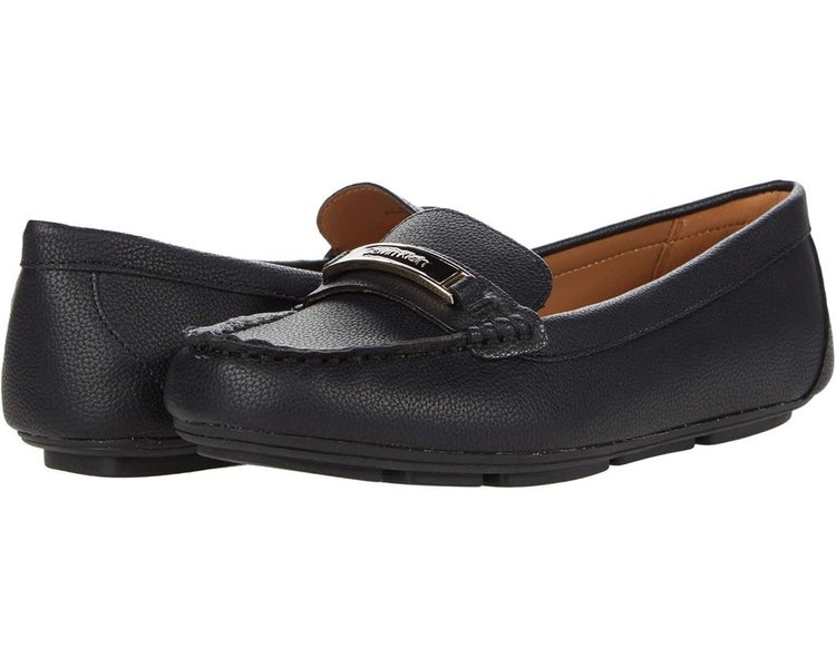 Calvin Klein Levonne Loafer Women's US 6 Black Slip-On Casual Shoes VER1129