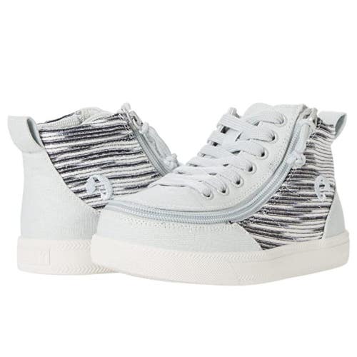 Billy Footwear DR Classic Sneakers Kids US 12 Silver Lifestyle Shoes ZAP2235
