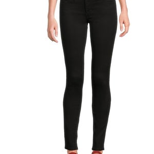 Levi's 711 Jeans Women's 27x32 Black Stretch Denim Skinny Leg Zip-Fly JZZ1044