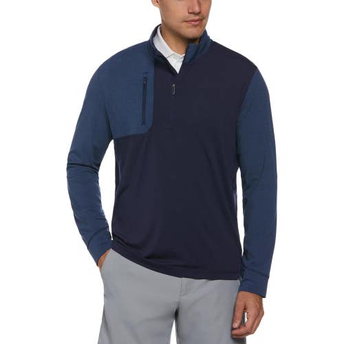 Callaway Golf Aquapel Base Layer Top Men's XL Blue Long Sleeve 1/2 Zip JZZ1040
