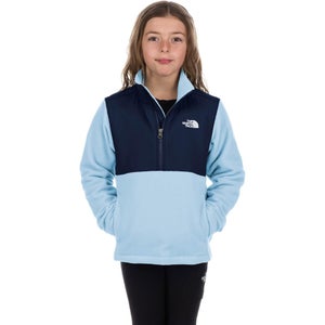 The North Face Tundra Jacket Kids Large Blue Fleece Long Sleeve 1/4 Zip JZZ1026