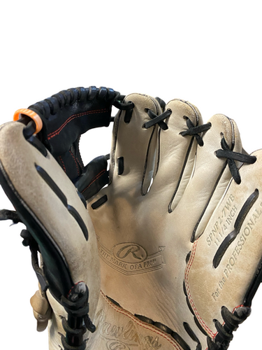 Used Rawlings SPNP2-7WB BB/SB Glove RH Throw Black 11 1/4" 11706-S000371195