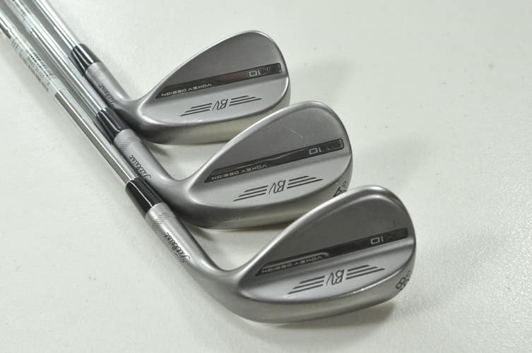Titleist Vokey SM10 Nickel 48*, 54*, 58* Wedge Set RH Wedge Flex Steel # 210610
