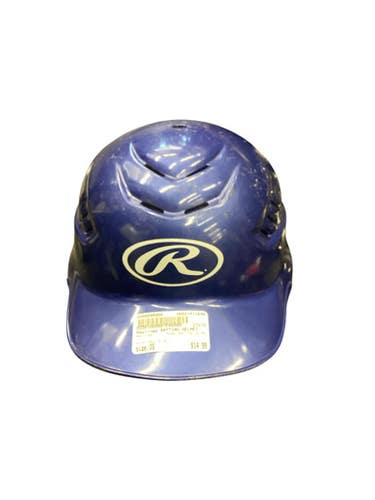 Used Rawlings BATTING HELMET Batting Helmet No Mask Navy Blue One Size 11846-S000099908
