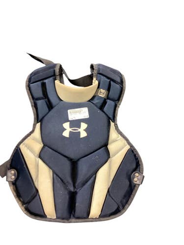 Used Under Armour CHEST PIECE Catchers Chest Protector Royal Blue Youth 11846-S000099905