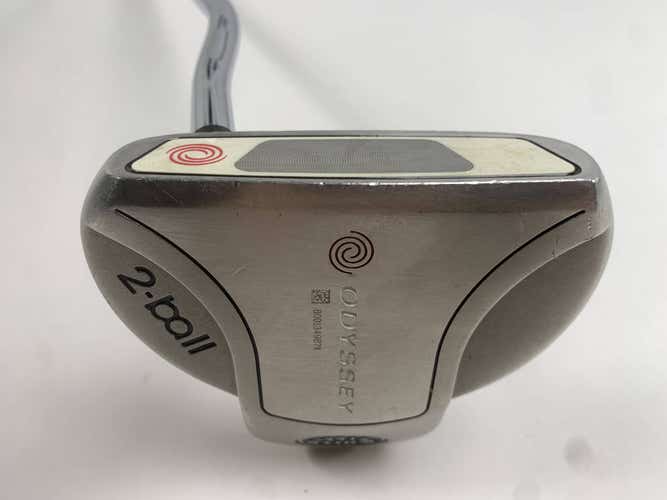 Odyssey White Steel 2-Ball Putter 35" SuperStroke Mid Slim 2.0 Mens LH