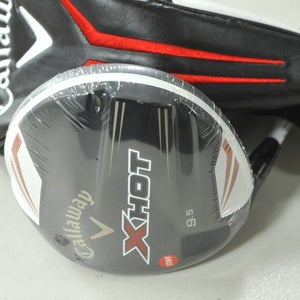 LEFT HANDED Callaway X Hot 9.5* Driver Stiff Flex Project X NOS NEW # 210832