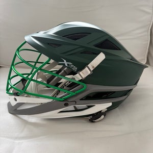 Cascade XRS Pro Helmet - Matte Green with Chrome Facemask (Retail: $389)