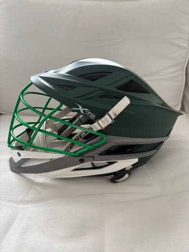 Cascade XRS Pro Helmet - Matte Green with Chrome Facemask (Retail: $389)