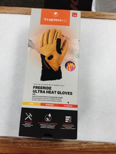 Unisex Thermic Freeride Ultra Heated Gloves- Size 7.5