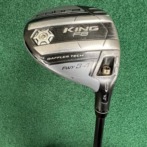 Cobra King F8 3-4 Fairway Wood 14.5 Aldila NV Stiff Flex Right Handed 43"