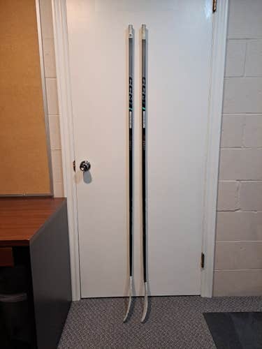 Two Senior CCM FT Ghost Left Hand Hockey Stick P28 75 Flex (Used)
