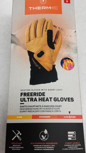 Unisex Thermic Freeride Ultra Heated Gloves- Size 8