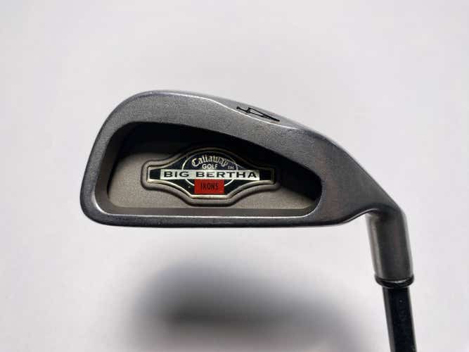 Callaway Big Bertha 1996 Single 4 Iron RCH 96 Firm Graphite Mens RH