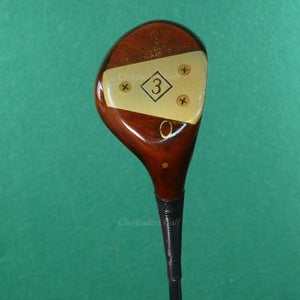 VINTAGE MacGregor Tommy Armour TA-5 2 Star Persimmon Fairway 3 Wood Steel Stiff