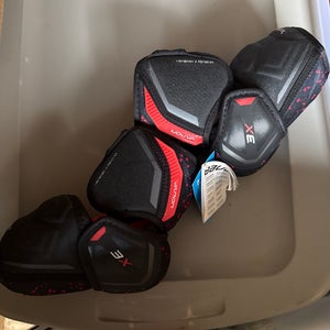 Intermediate Large Bauer Vapor 3X Elbow Pads (New)
