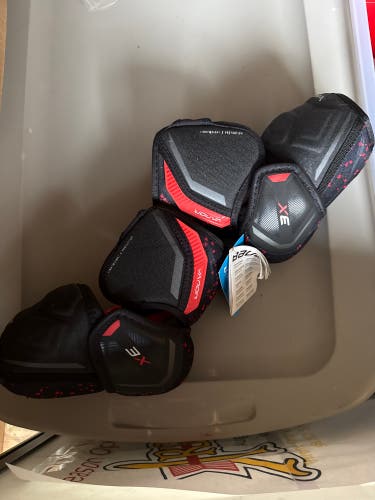 Intermediate Large Bauer Vapor 3X Elbow Pads (New)