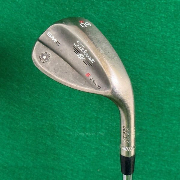 Titleist Vokey SM6 Nickel 60-10S 60 Lob Wedge Vokey Design Steel Wedge Flex