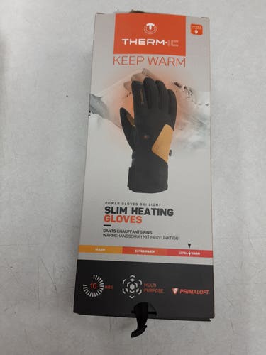 Unisex Thermic Slim Heated Gloves- Size 9