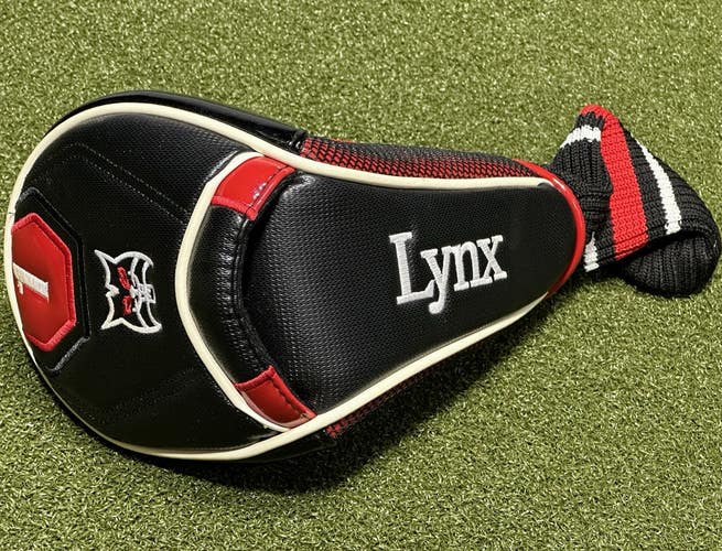 Lynx Golf Driver Cover Headcover Black/Red NEW!