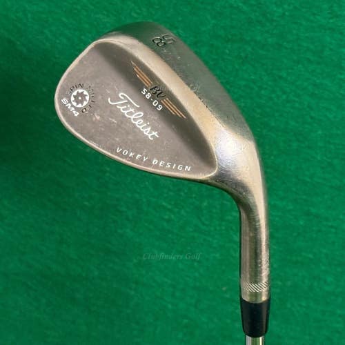 Titleist Vokey SM4 Nickel 58-9 58 Lob Wedge Vokey Design Steel Wedge Flex