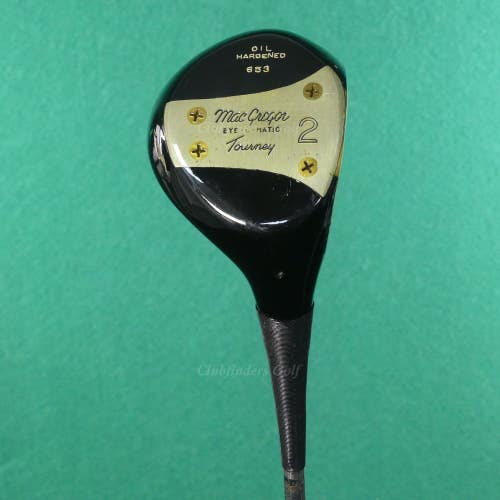 VINTAGE MacGregor OH 653 Tourney Eye-O-Matic Tommy Armour 2 Wood Steel Stiff