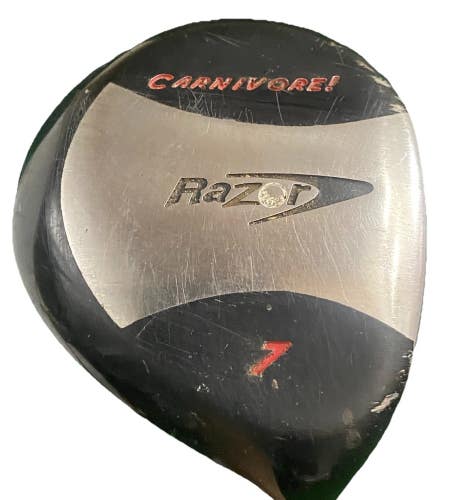Razor Carnivore 7 Wood 24* Regular Graphite 41.5 RH Nice Midsize Grip Mint Cover